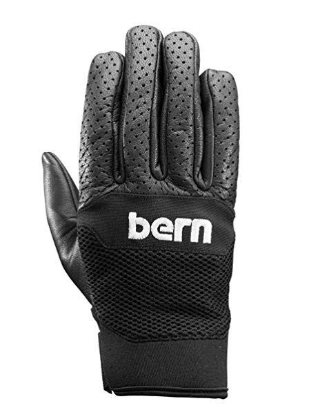 Bern Men's Haight Leather Full Finger Longboard Gloves