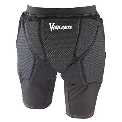 Vigilante Tech Snowboard Padded Shorts with Tailbone Shield and Hip Padding | Men's Version | Black