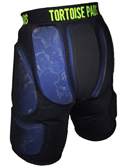 Tortoise Pads Low Profile Padded Shorts with High Impact Dual Density EVA Foam - Pad Thickness: 3/8”